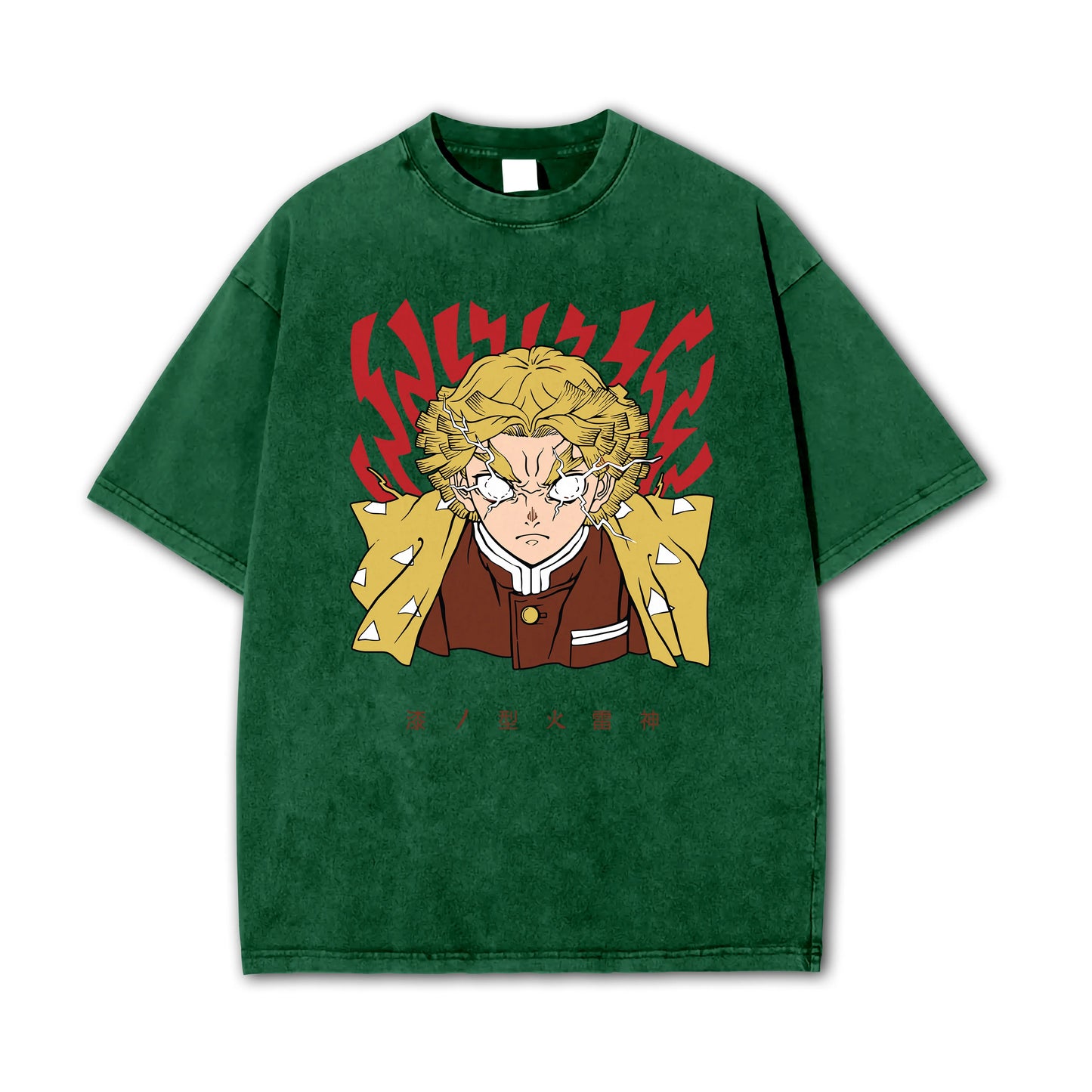 Blade of Demon Hunters Thunder Breather Rage V2 Vintage T-Shirt