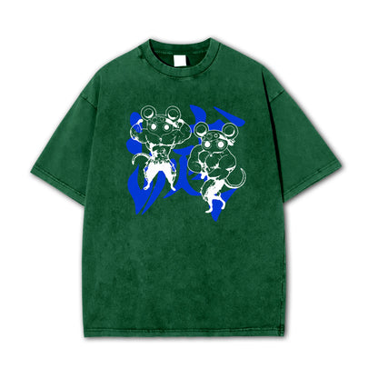 Demon Slayer Muskelmäuse T-Shirt