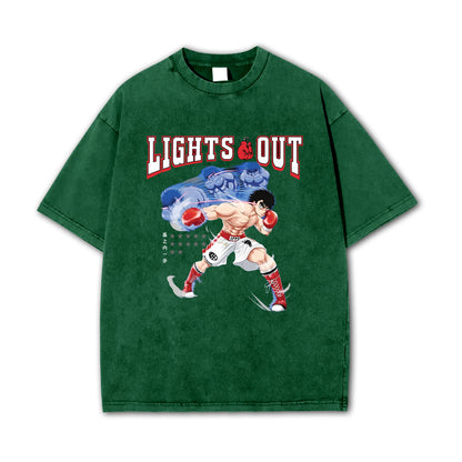Fighting Spirit Kamogawa Lights Out Vintage T-Shirt