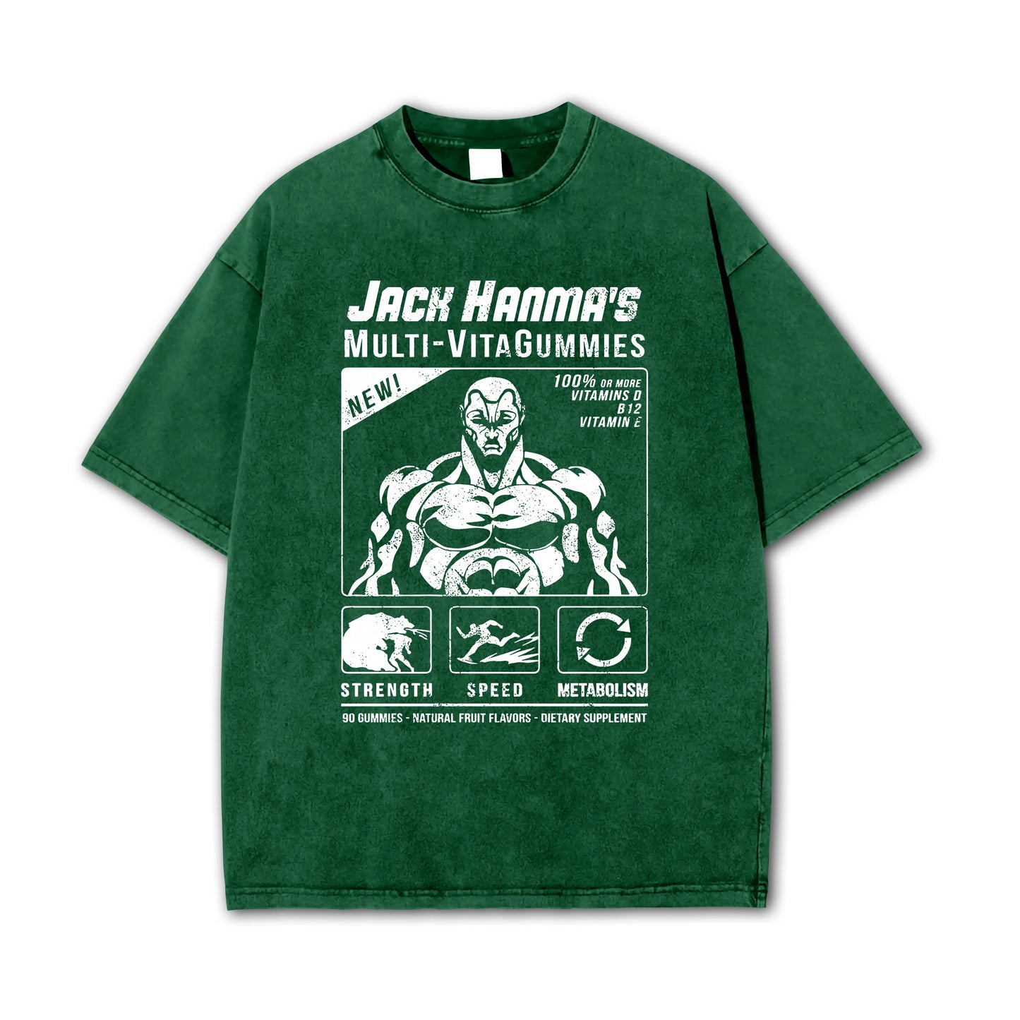 Baki – Jack Hanmas Multi-VitaGummies T-Shirt