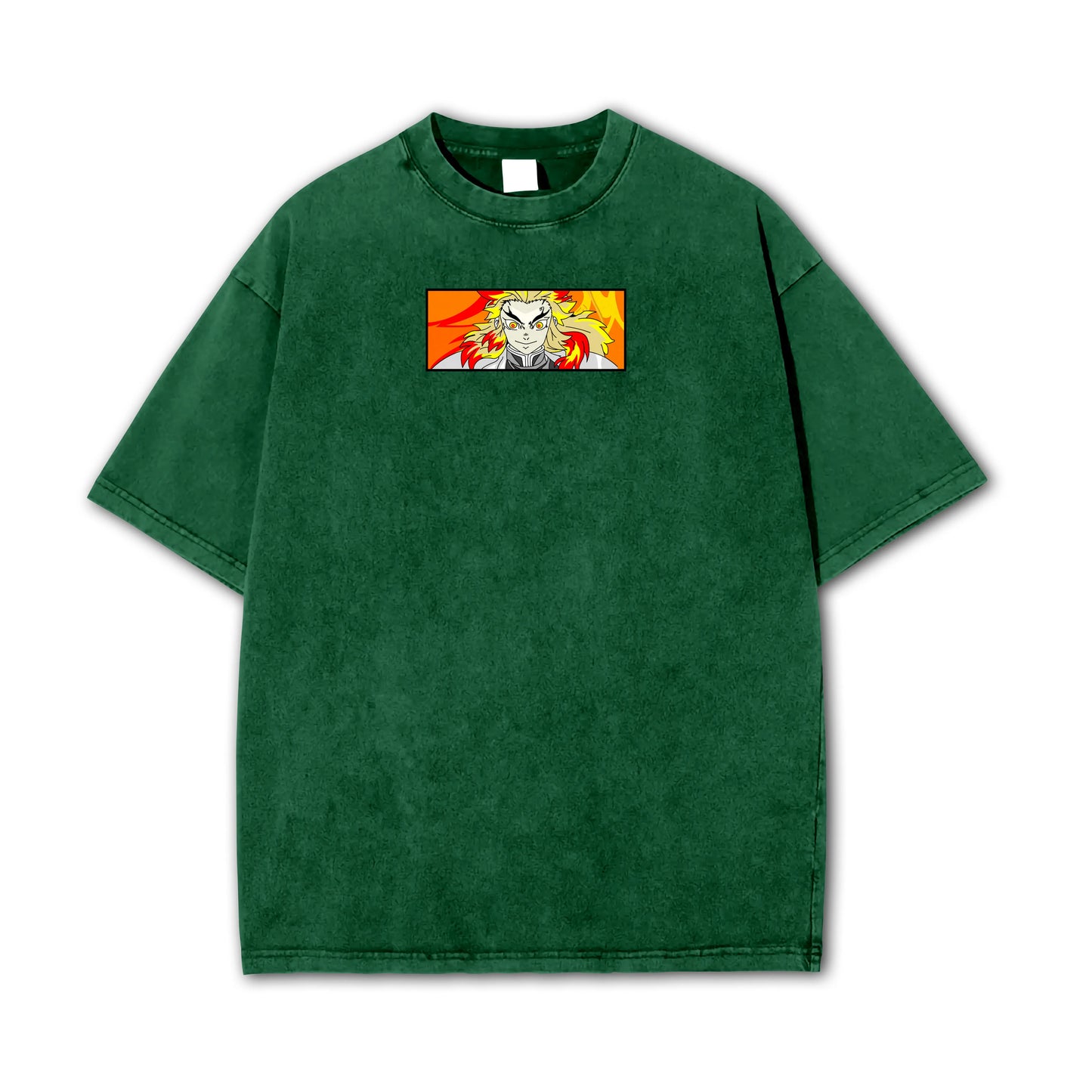 Blade of the Demon Hunters Kyojuro Rengoku Fire Hashira Vintage T Shirt