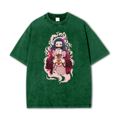 Blade of the Demon Hunters Nezuko Vintage T Shirt