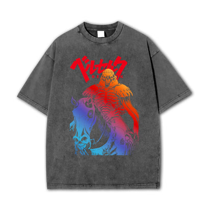 Dark Sword Saga Skull Knight Vintage T Shirt