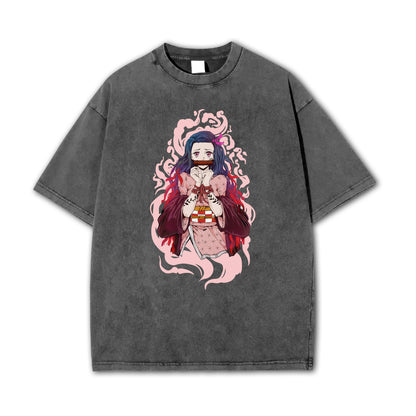 Blade of the Demon Hunters Nezuko Vintage T Shirt