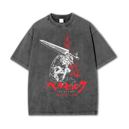 Dark Sword Saga Swordsman V2 Vintage T Shirt
