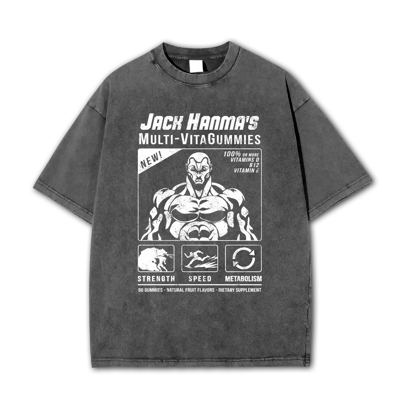 Baki – Jack Hanmas Multi-VitaGummies T-Shirt