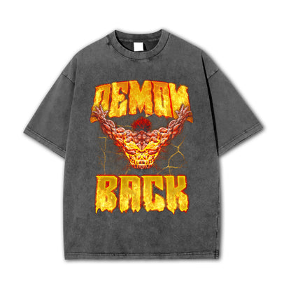 Baki - Yujiro Hanmas Dämonen-Rücken-T-Shirt