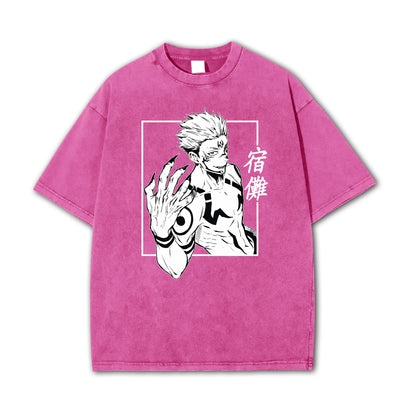 Tokyo Sorcery Malevolent Unlucky King V3 Vintage T-Shirt