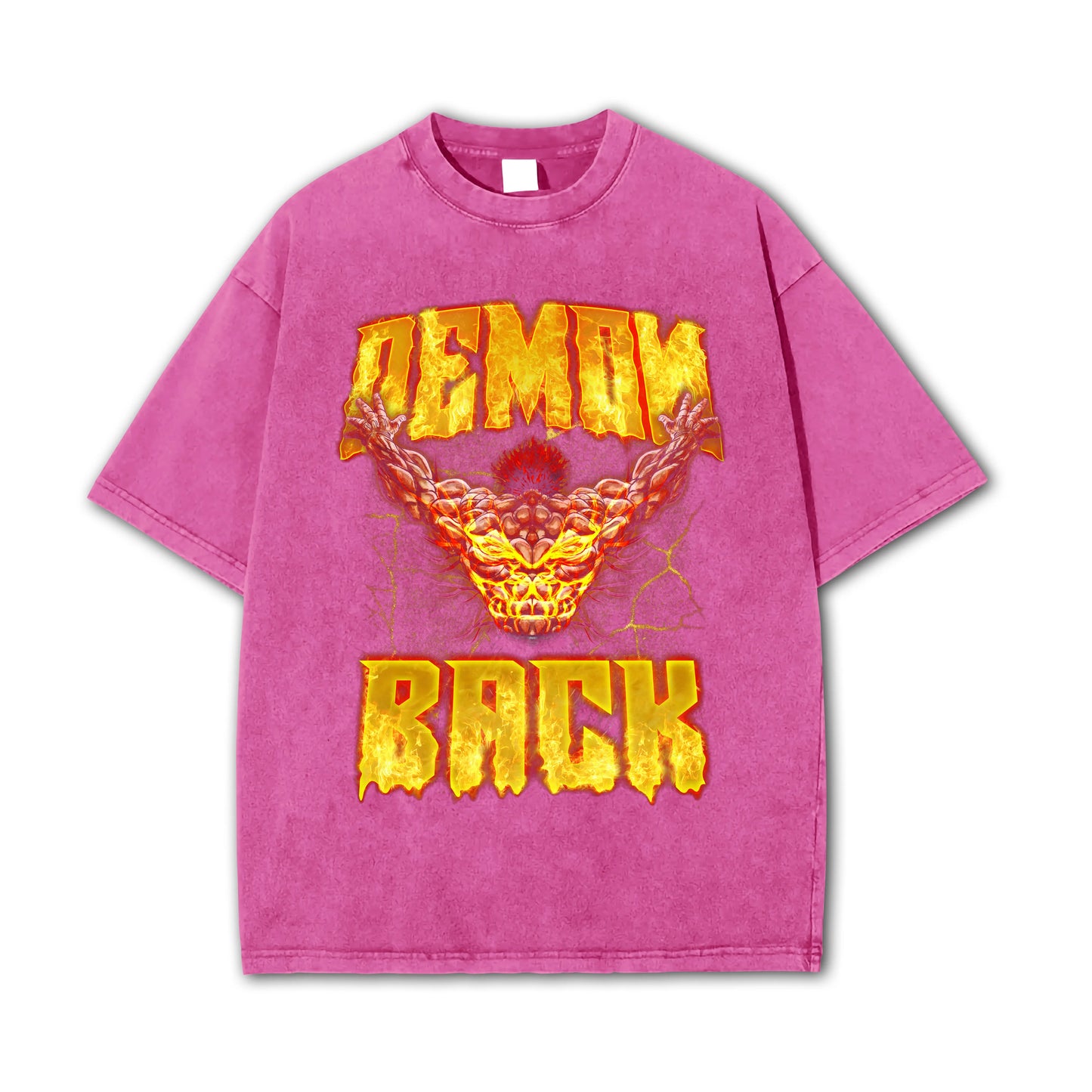 Baki - Yujiro Hanmas Dämonen-Rücken-T-Shirt