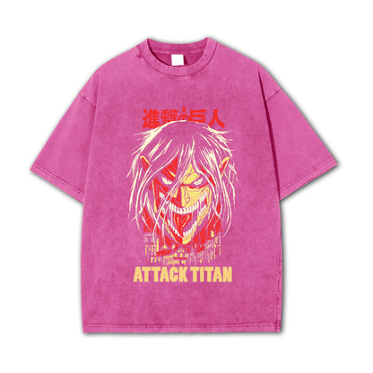 Titan Siege Freedom Fighter Attack Titan V2 Vintage T-Shirt