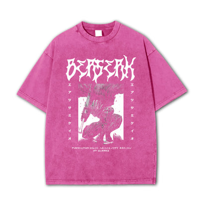 Dark Sword Saga Black Swordsman V2 Vintage T-Shirt