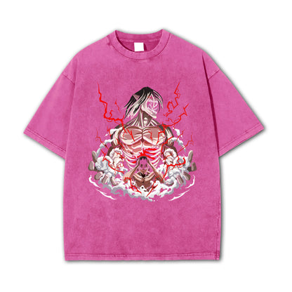 Titan Siege Freedom Fighter Attack Titan V3 Vintage T-Shirt