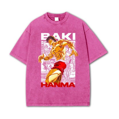 Ultimate Grappler Hanma V4 Vintage T-Shirt