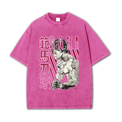 Ultimate Grappler Hanma V15 Vintage T Shirt