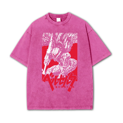 Dark Sword Saga Black Swordsman V7 Vintage T Shirt