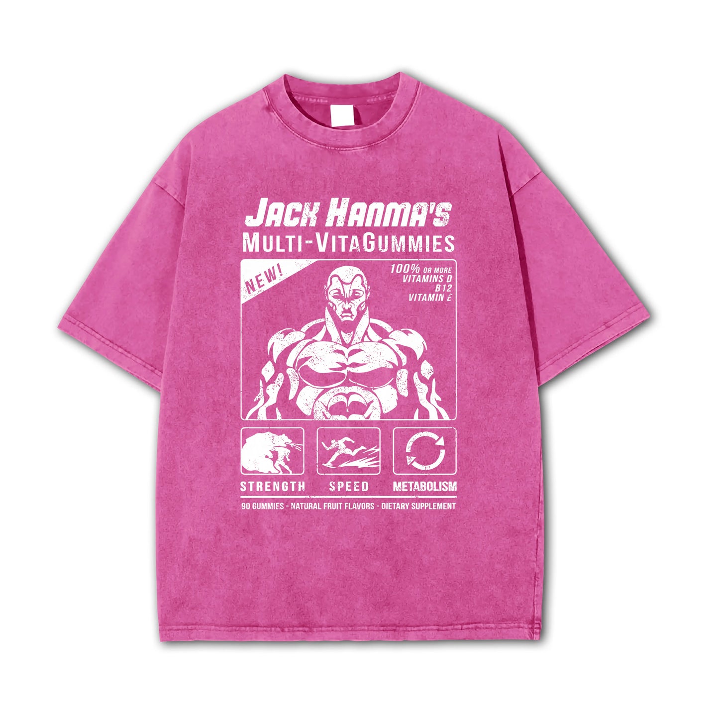 Baki – Jack Hanmas Multi-VitaGummies T-Shirt