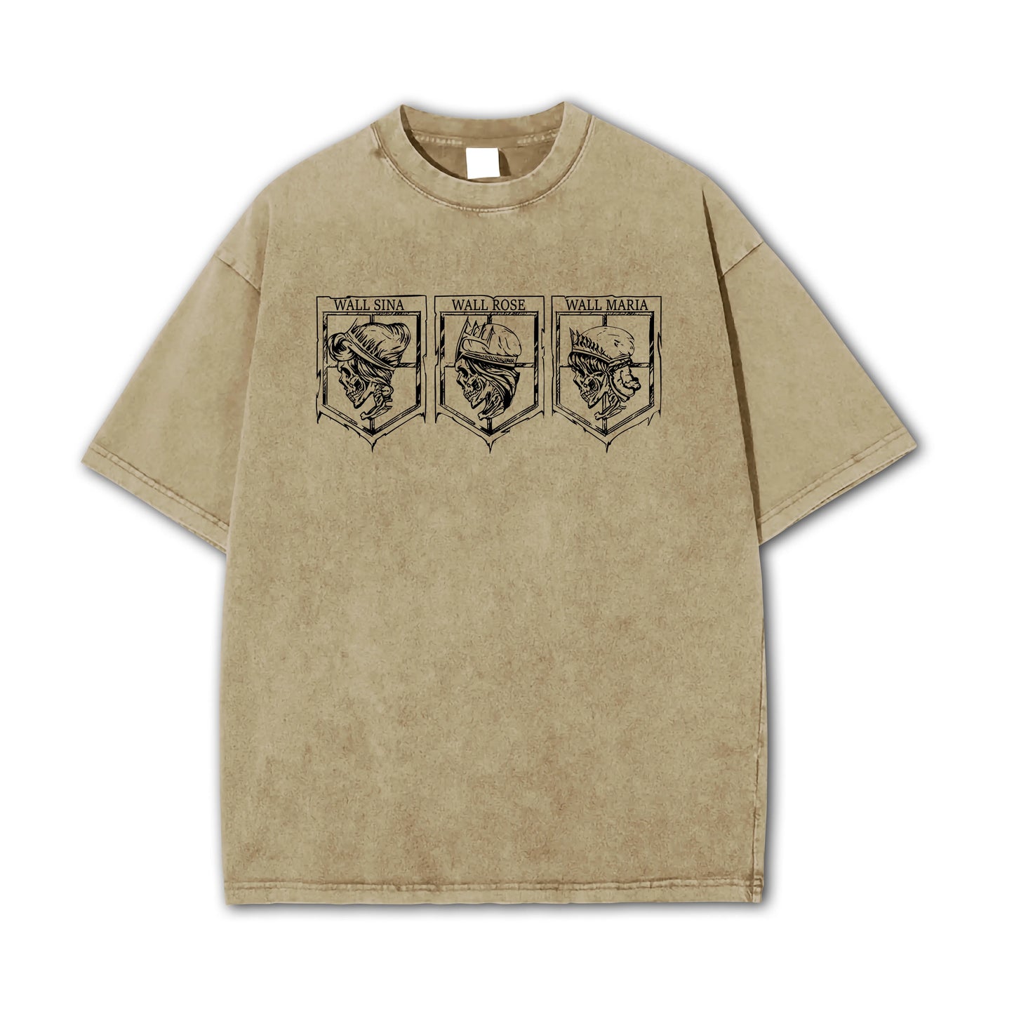 Angriff auf Titan - T-Shirt mit Aufschrift „Wall Territory“