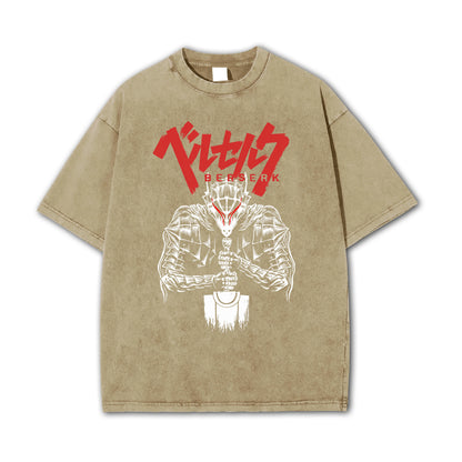 Dark Sword Saga Black Swordsman V4 Vintage T-Shirt