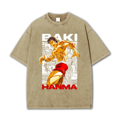 Ultimate Grappler Hanma V4 Vintage T Shirt
