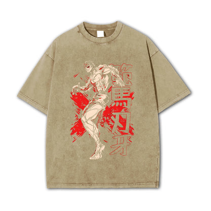 Ultimate Grappler Hanma V7 Vintage T-Shirt