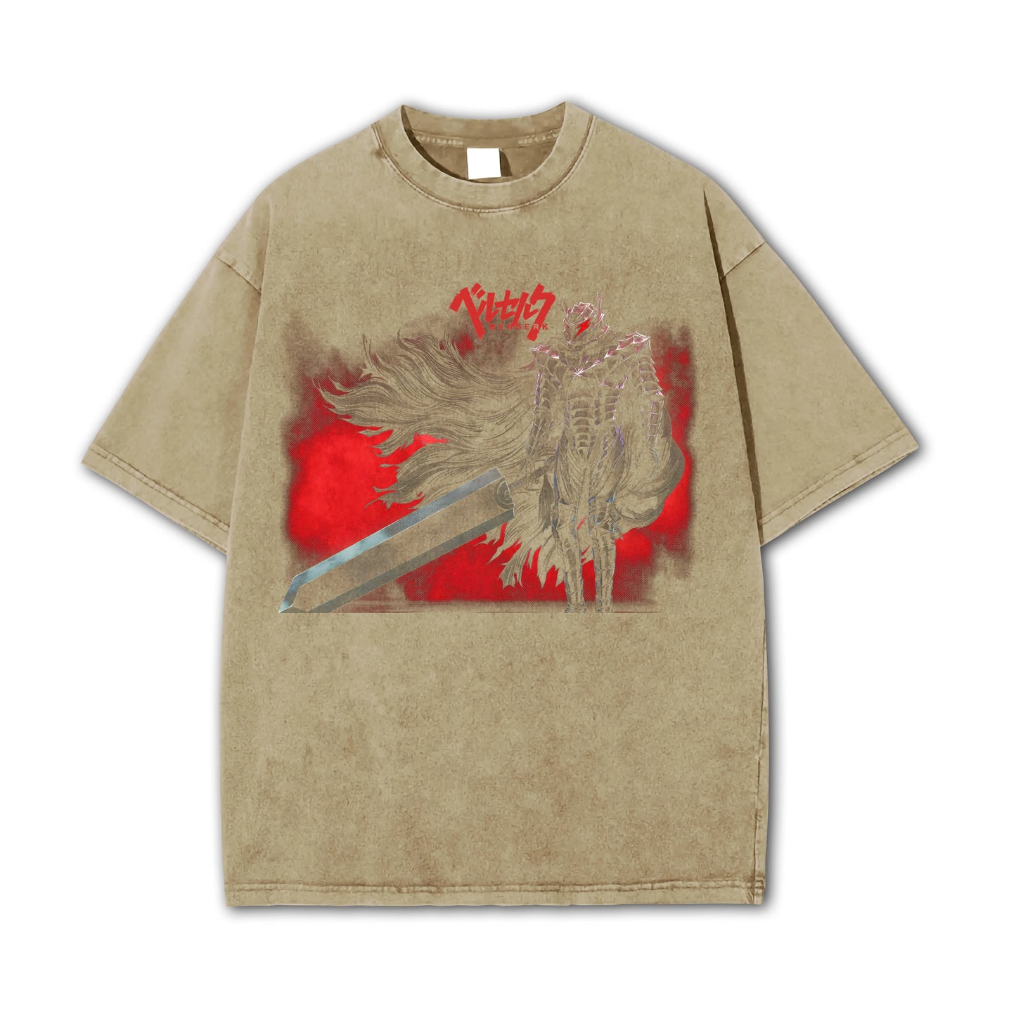 Dark Sword Saga Black Swordsman V9 Vintage T-Shirt