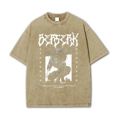Dark Sword Saga Black Swordsman V2 Vintage T Shirt