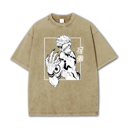 Tokyo Sorcery Malevolent Unlucky King V3 Vintage T-Shirt