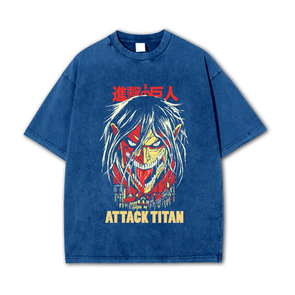 Titan Siege Freedom Fighter Attack Titan V2 Vintage T-Shirt