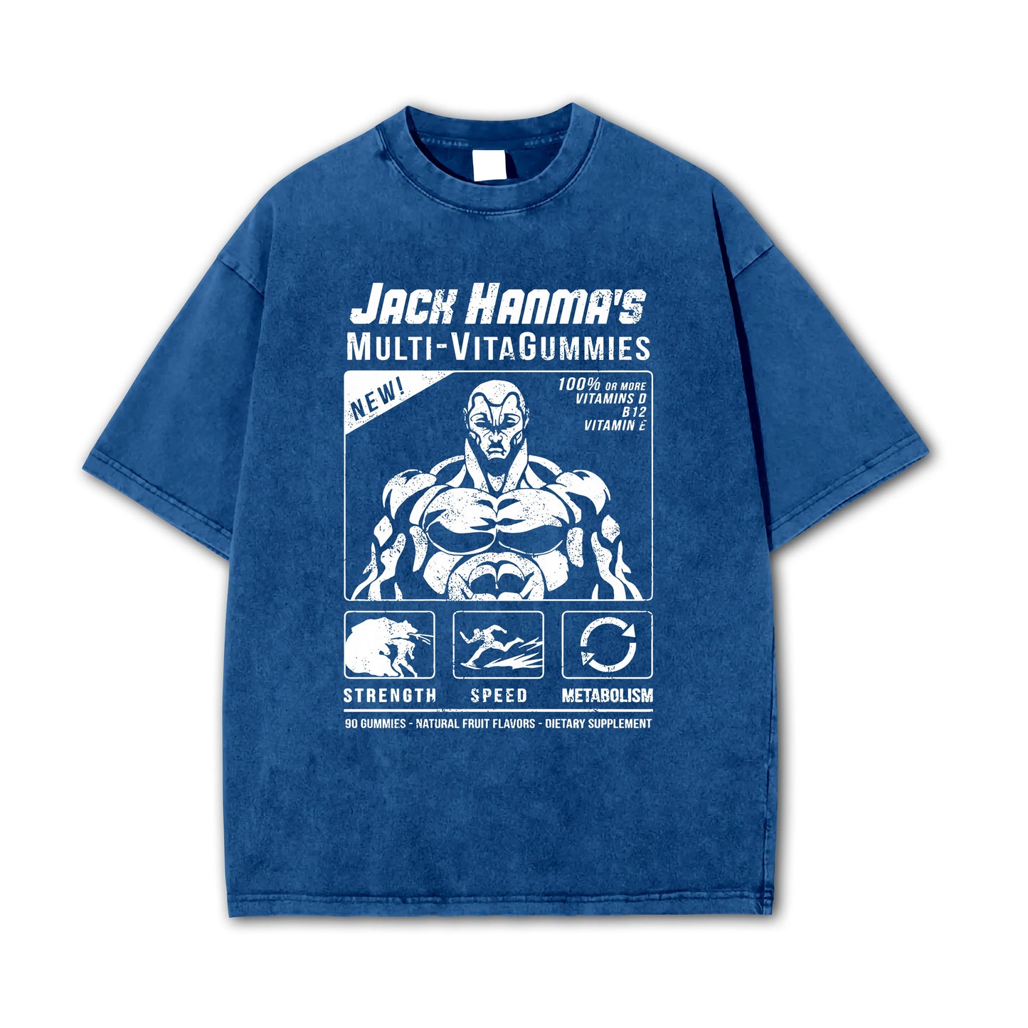 Baki – Jack Hanmas Multi-VitaGummies T-Shirt
