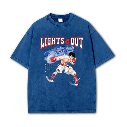 Fighting Spirit Kamogawa Lights Out Vintage T-Shirt