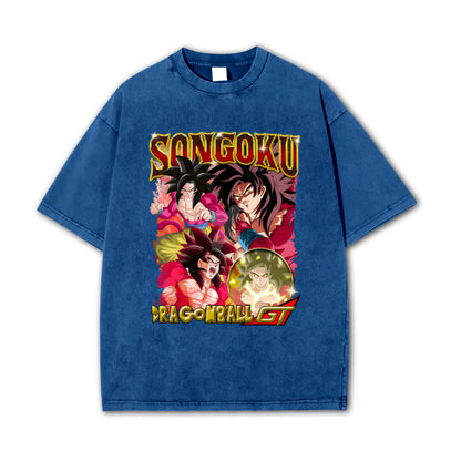 Saiyan Legacy GT Goku Vintage T Shirt