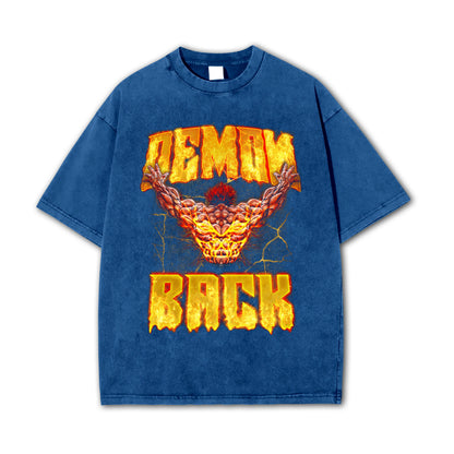 Baki - Yujiro Hanmas Dämonen-Rücken-T-Shirt