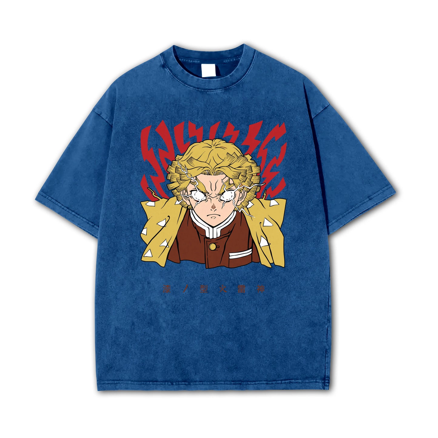 Blade of Demon Hunters Thunder Breather Rage V2 Vintage T-Shirt