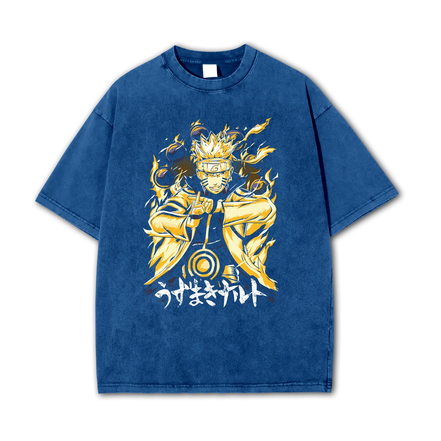 Hidden Leaf Shinobi Kyuubi + Sage Mode Vintage T-Shirt