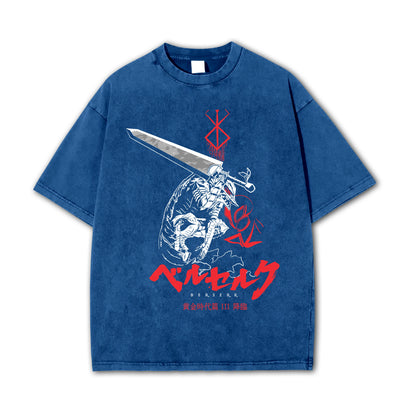 Dark Sword Saga Swordsman V2 Vintage T Shirt