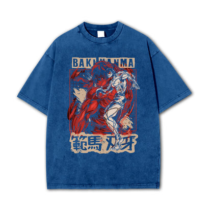 Ultimate Grappler Hanma V2 Vintage T-Shirt