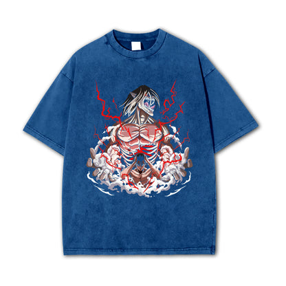 Titan Siege Freedom Fighter Attack Titan V3 Vintage T-Shirt