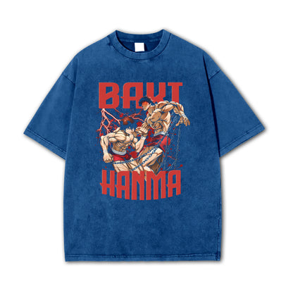 Ultimate Grappler Hanma Vintage T Shirt