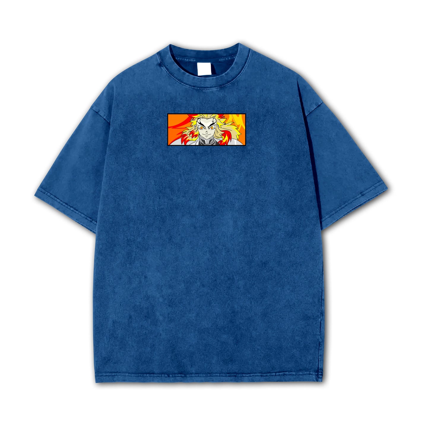Blade of the Demon Hunters Kyojuro Rengoku Fire Hashira Vintage T Shirt