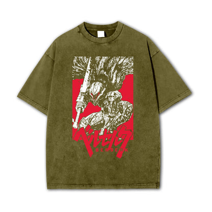 Dark Sword Saga Black Swordsman V7 Vintage T Shirt