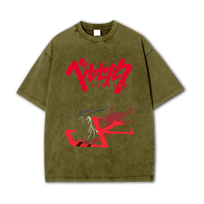 Dark Sword Saga Swordsman V10 Vintage T Shirt