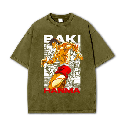 Ultimate Grappler Hanma V4 Vintage T-Shirt