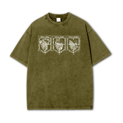 Angriff auf Titan - T-Shirt mit Aufschrift „Wall Territory“