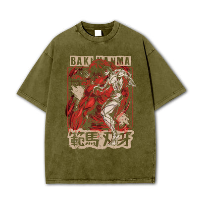 Ultimate Grappler Hanma V2 Vintage T Shirt