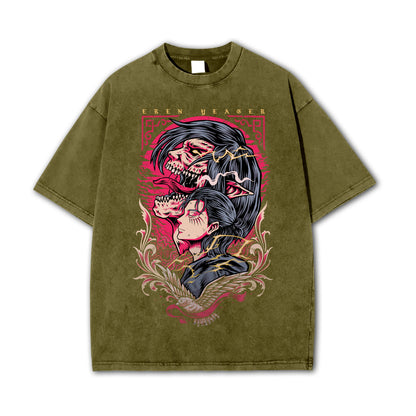 Angriff auf Titan Eren Yeager Angriff Titan T-Shirt