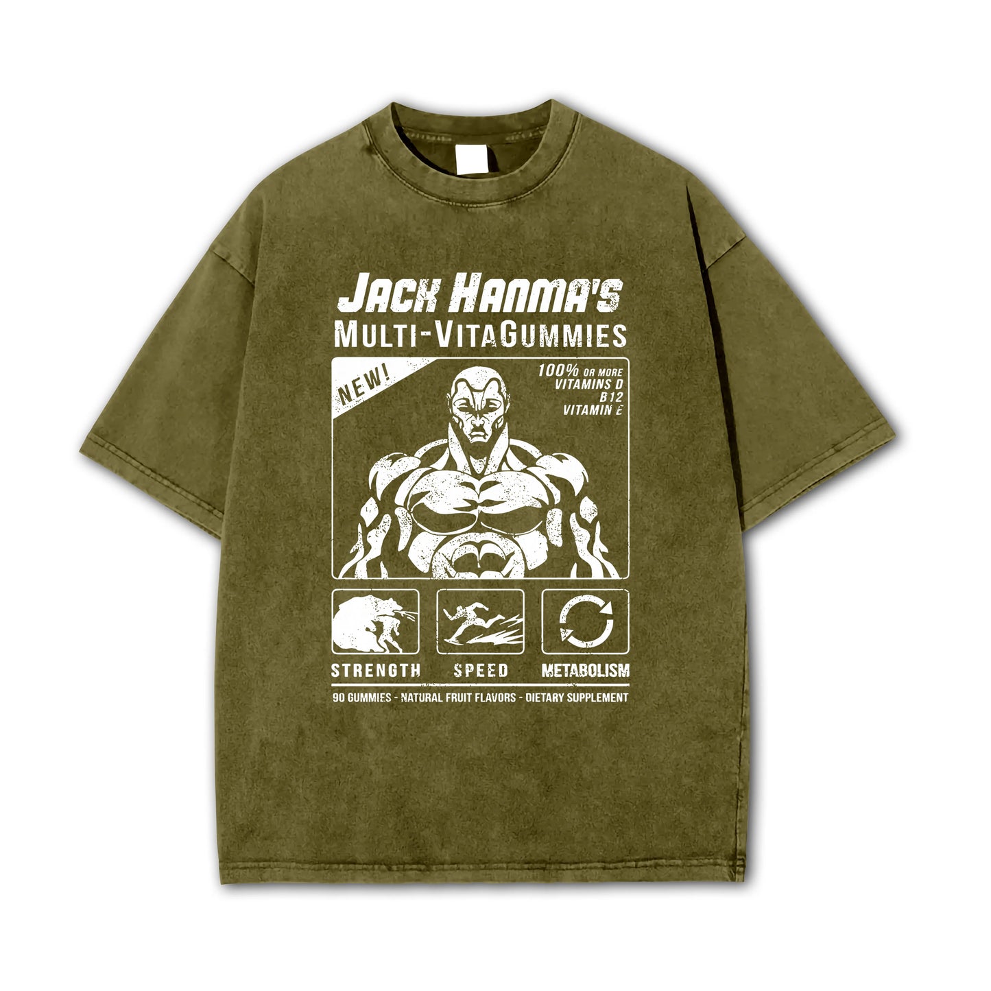 Baki – Jack Hanmas Multi-VitaGummies T-Shirt