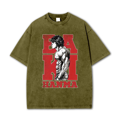 Ultimate Grappler Hanma V11 Vintage T-Shirt