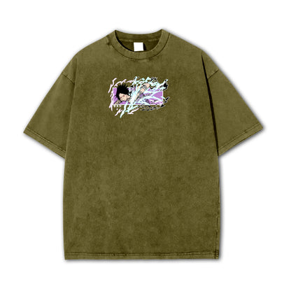 T-shirt surdimensionné Naruto-Sasuke Chidori