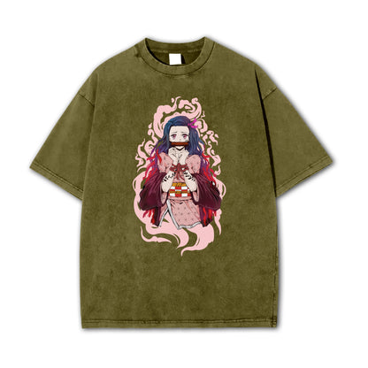 Blade of the Demon Hunters Nezuko Vintage T Shirt