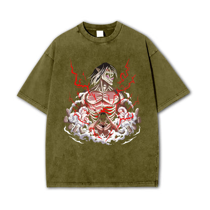 Titan Siege Freedom Fighter Attack Titan V3 Vintage T-Shirt